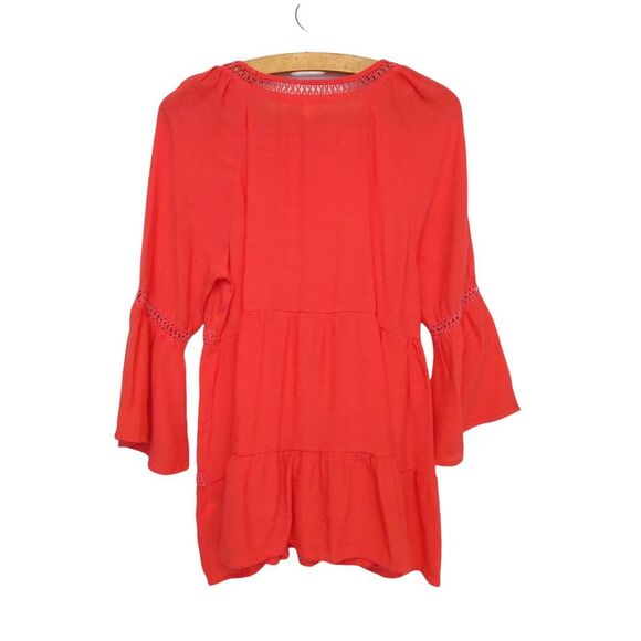 Spense Rayon‎ Blend Bell Sleeve Tunic Top Sz M - Picture 6 of 8